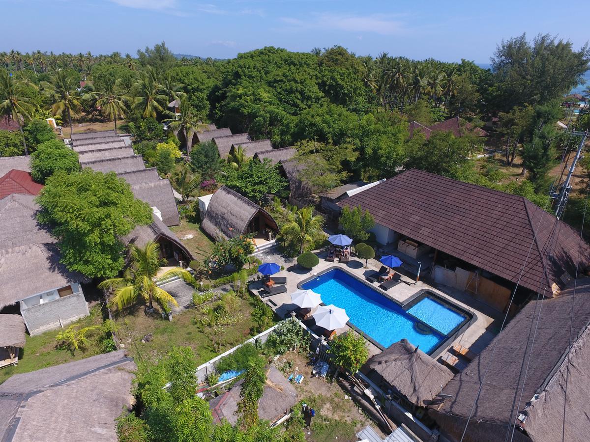 Sandy Beach Bungalows Gili Air Bagian luar foto