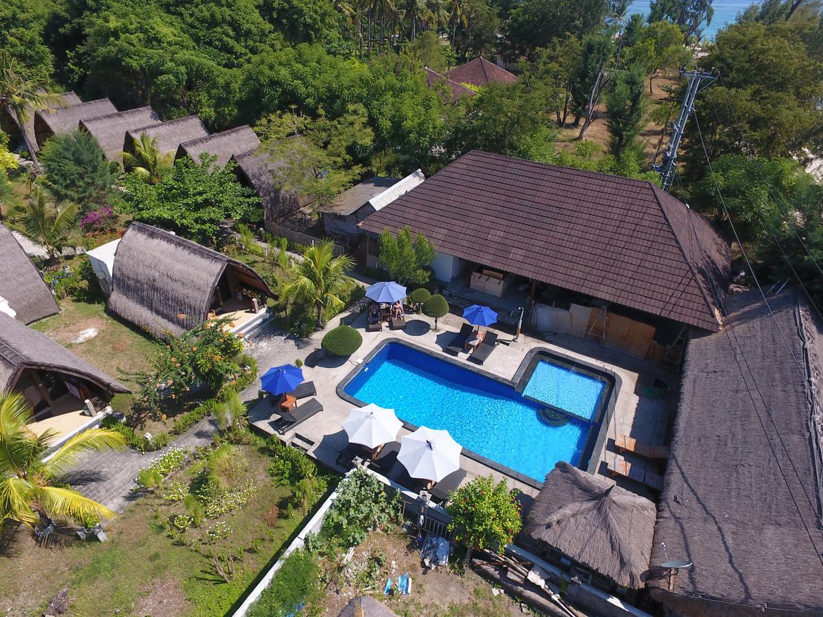 Sandy Beach Bungalows Gili Air Bagian luar foto
