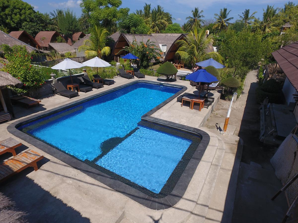 Sandy Beach Bungalows Gili Air Bagian luar foto