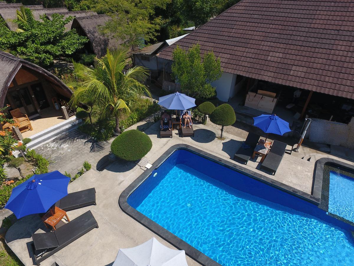 Sandy Beach Bungalows Gili Air Bagian luar foto