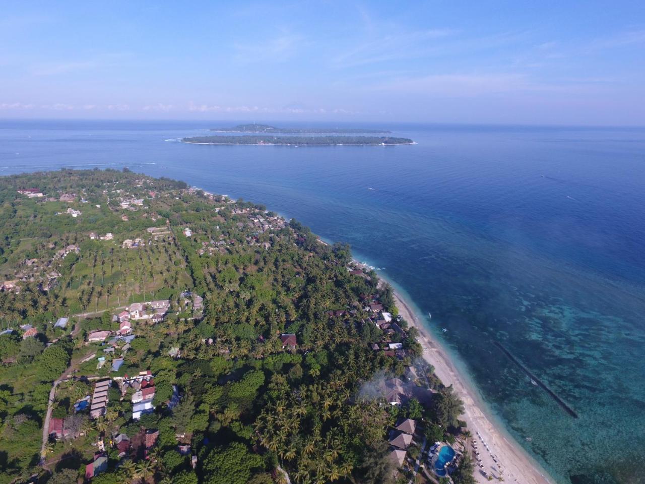 Sandy Beach Bungalows Gili Air Bagian luar foto
