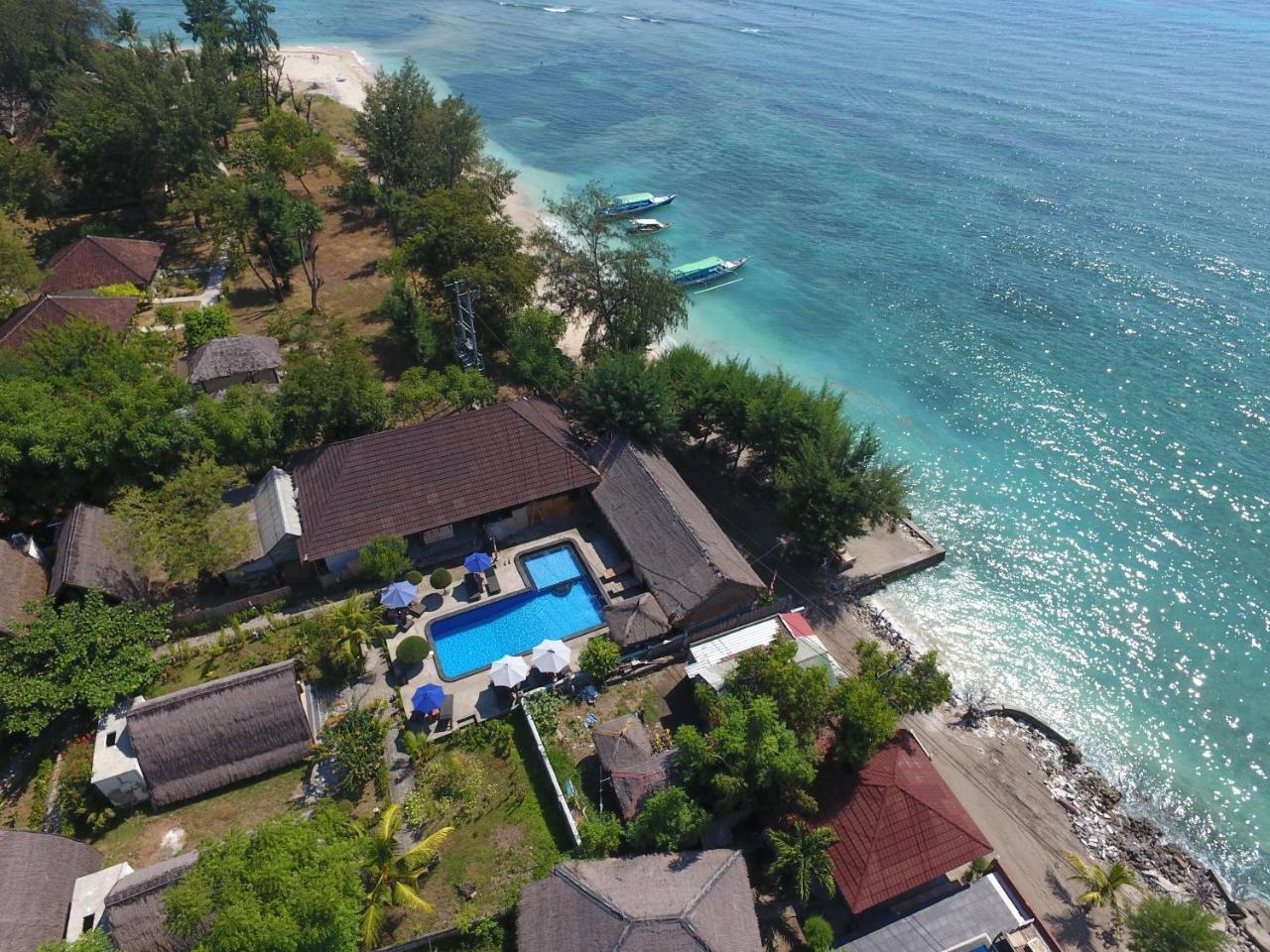 Sandy Beach Bungalows Gili Air Bagian luar foto