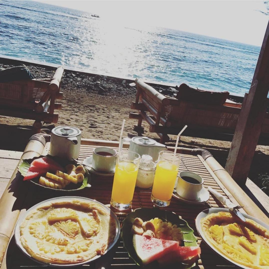Sandy Beach Bungalows Gili Air Bagian luar foto