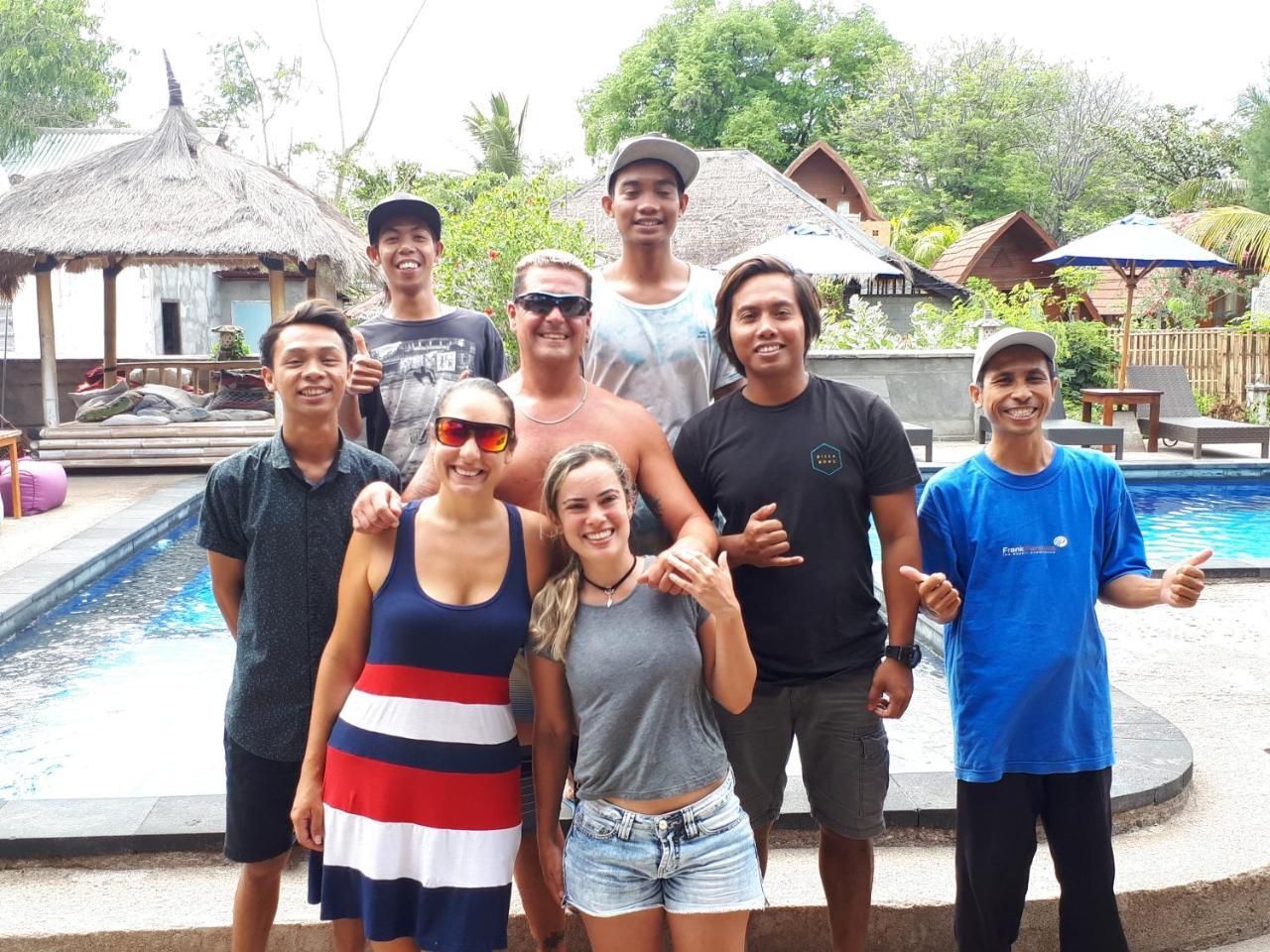 Sandy Beach Bungalows Gili Air Bagian luar foto