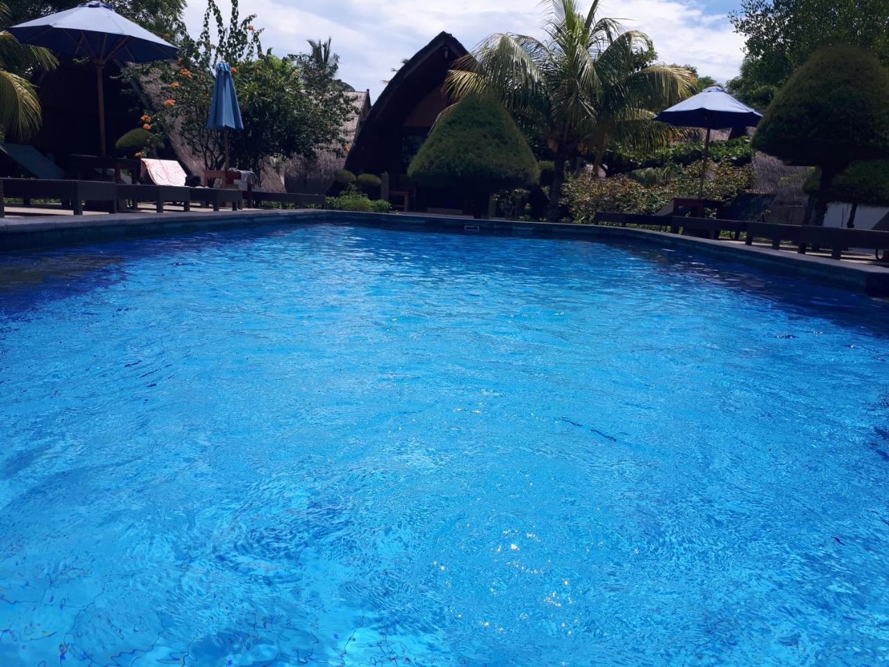 Sandy Beach Bungalows Gili Air Bagian luar foto