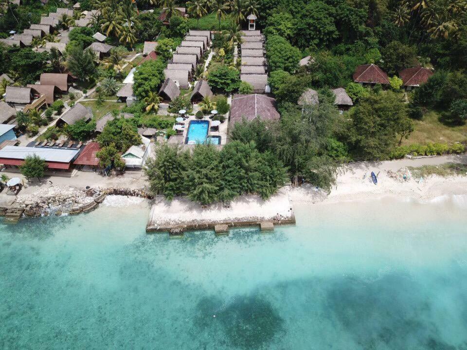 Sandy Beach Bungalows Gili Air Bagian luar foto